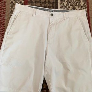 Mens white DKNY shorts